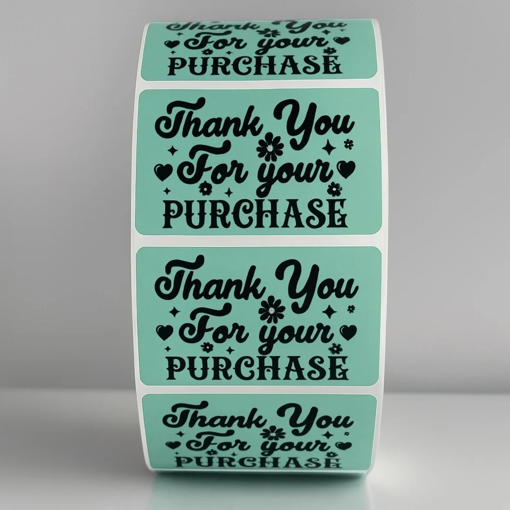 Thank You For Your Purchase Stickers – Labels for Packaging, Boutique